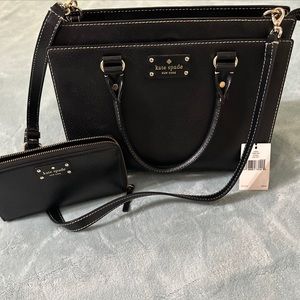 Brand new Kate spade purse and used wallet. Both in excellent condition
